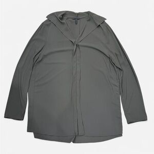 Oska Gray Tunic Top Blouse women’s size 3 oversized flowy clothing minimalist